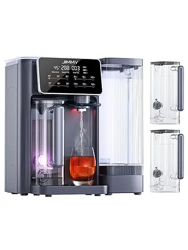  nachhaltige Auftisch-Osmoseanlagen im Vergleich: Die Jimmy R9 mit schlankem Design und integriertem TDS-Monitor.
