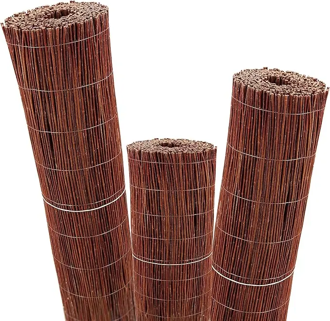 nachhaltige Sichtschutzwände im Test: Die Aquagart Weidenmatte als natürlicher Sichtschutz Garten Holz für den Balkon.