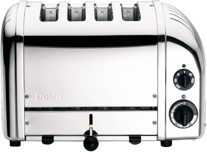 Der handgefertigte Dualit Classic New Gen Toaster aus Edelstahl im Test für nachhaltige Toaster.