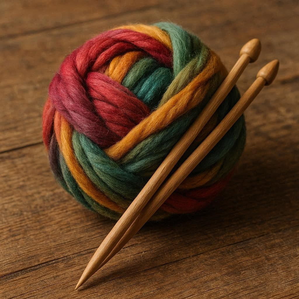 Nachhaltige Wolle im Set mit Bambus-Stricknadeln: Die besten Garne aus Merinowolle und Bio-Baumwolle.