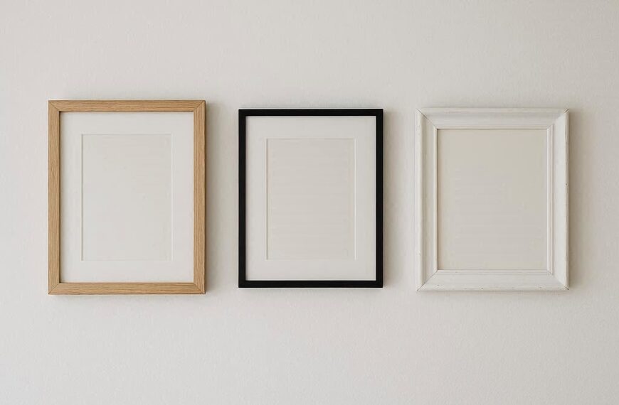 Nachhaltige Bilderrahmen im Vergleich: Die besten schadstofffreien Rahmen aus Massivholz, Altholz und Glas für eine gesunde Galeriewand.