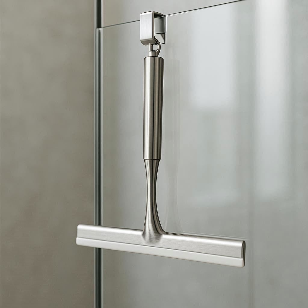 Nachhaltige Duschabzieher im Vergleich: Die besten Abzieher aus rostfreiem Edelstahl und langlebiger Silikonlippe gegen Kalk.