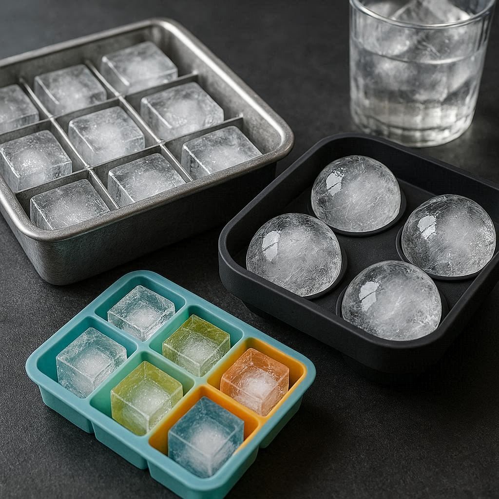 Nachhaltige Eiswürfelformen im Vergleich: 5 schadstofffreie Modelle aus Edelstahl und Silikon.