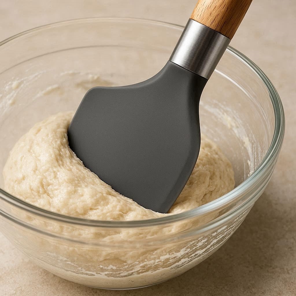 Nachhaltige Teigschaber im Vergleich: Die besten, hygienischen Modelle aus hitzebeständigem Silikon und Edelstahl für das Backen und Schaben.