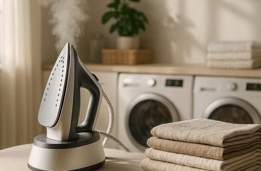 Nachhaltige Dampfbügelstationen im Vergleich: Ein professionelles System für die schadstofffreie und langlebige Pflege von Kleidung.