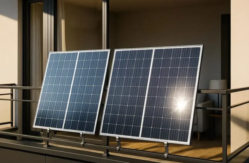 Nachhaltiges Balkonkraftwerk Komplettset im Vergleich: Ein langlebiges Glas-Glas-System für sauberen Eigenstrom.